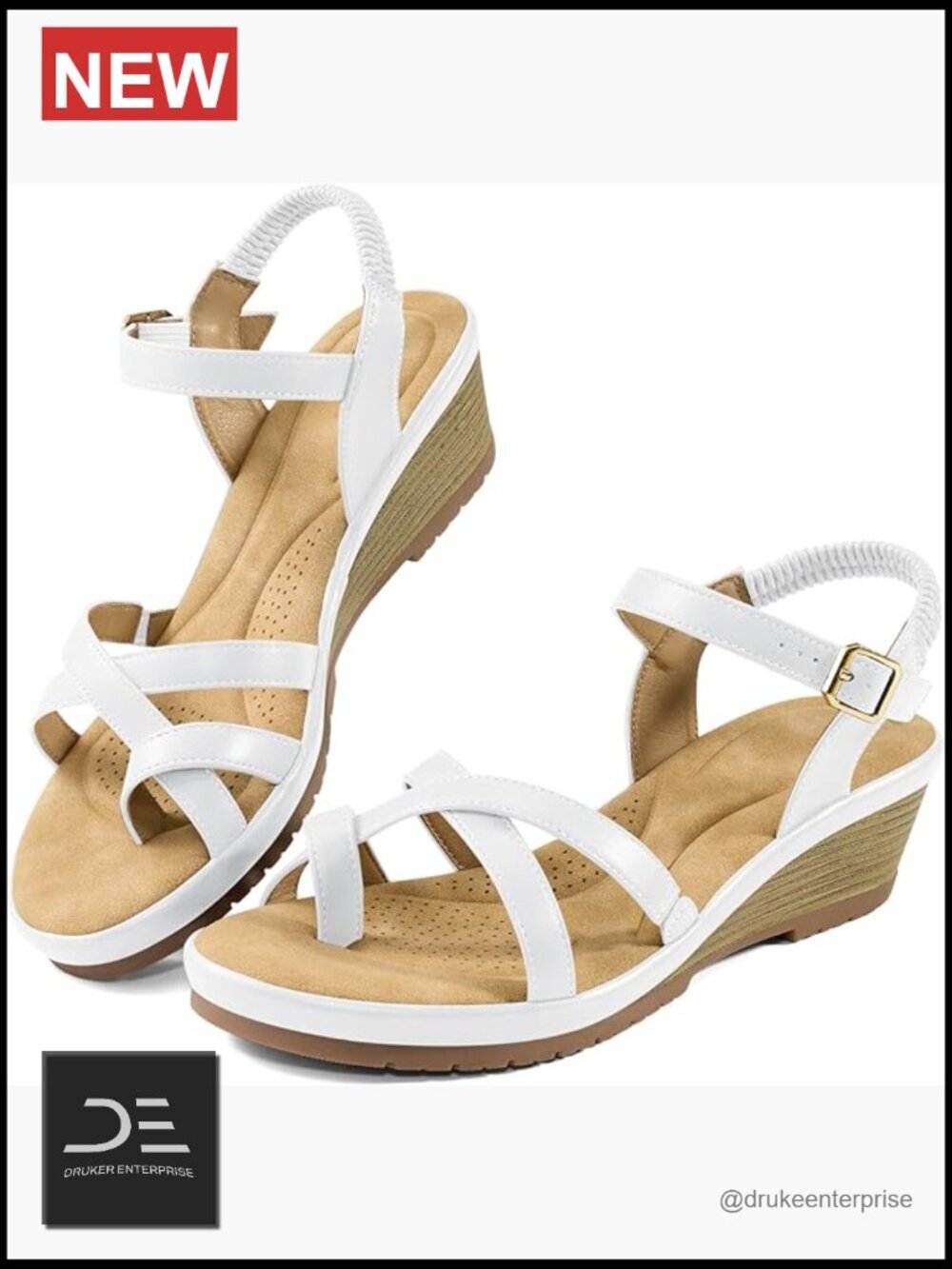 Comfortable Platform Wedge Sandals for Women - Casual Walking & Work Shoes